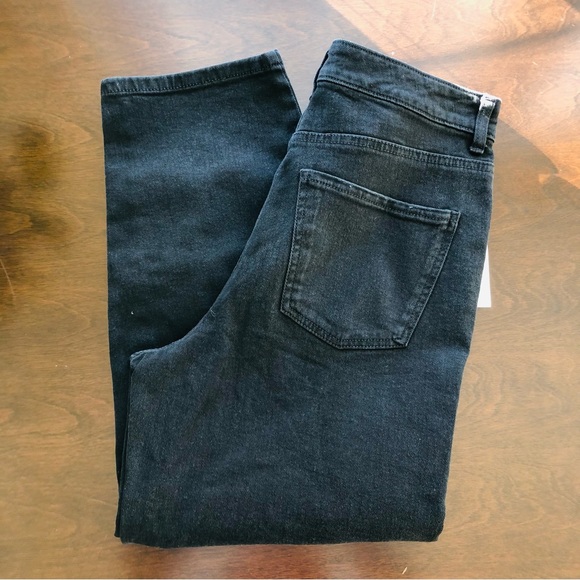 STYLE & CO. WOMENS JEANS SIZE 6P WASHED BLACK VINTAGE CLASSIC MOM JEAN - Picture 5 of 15